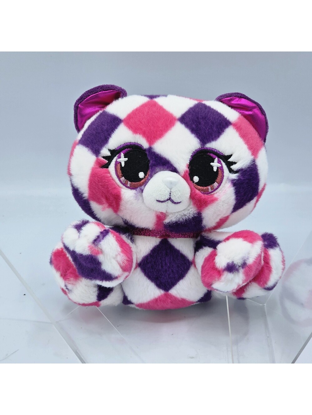 Gund P.Lushes Pets Quinn O'Bearci 6" Teddy Bear Plush Harley Quinn Pattern